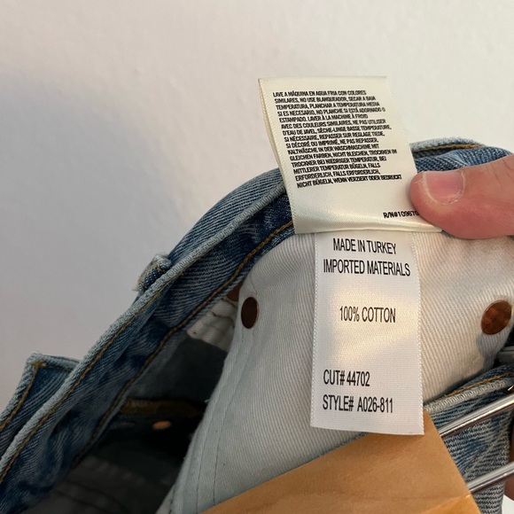 AGOLDE Vintage Parker Cut Off Shorts In Swapmeet Style: A026-811 Size 24 - Picture 11 of 11